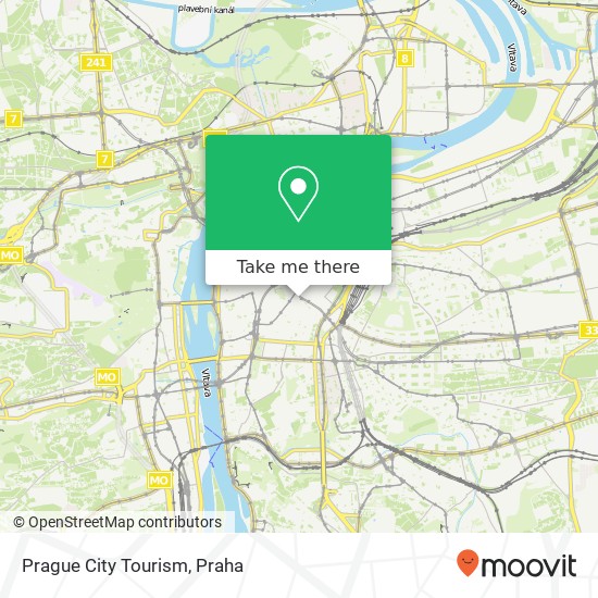 Prague City Tourism mapa