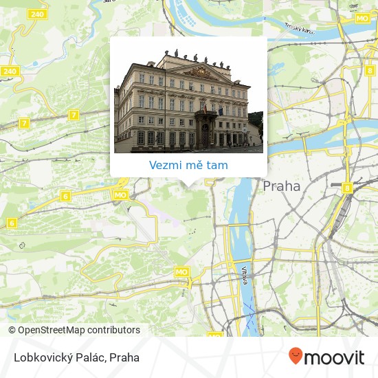 Lobkovický Palác mapa
