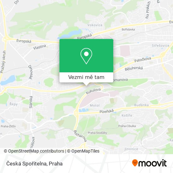 Česká Spořitelna mapa