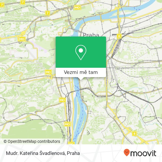 Mudr. Kateřina Švadlenová mapa