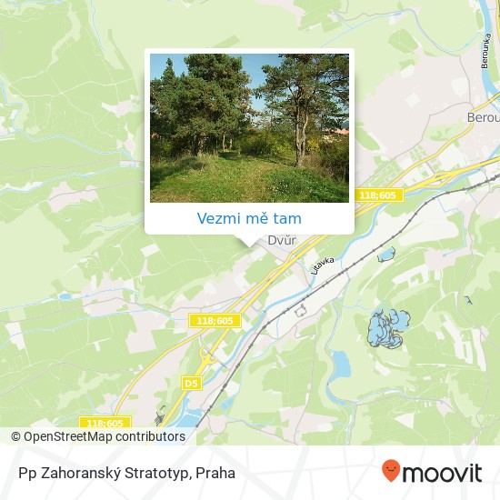 Pp Zahoranský Stratotyp mapa