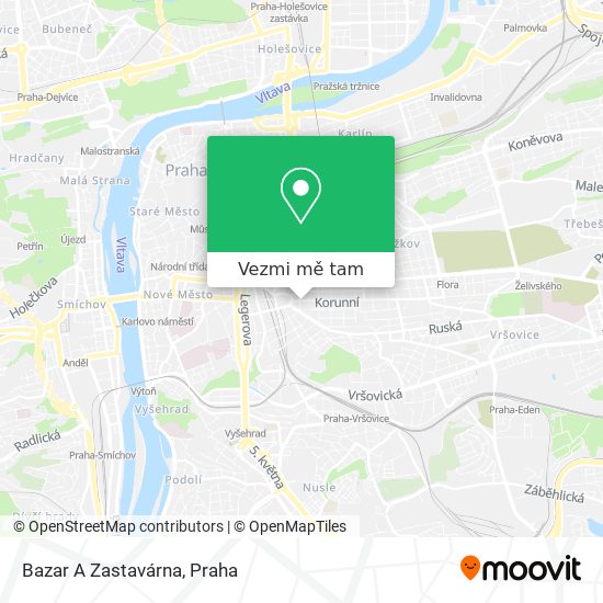Bazar A Zastavárna mapa