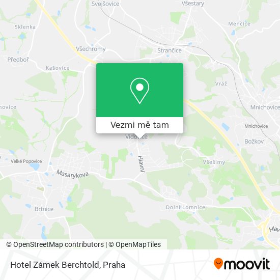 Hotel Zámek Berchtold mapa
