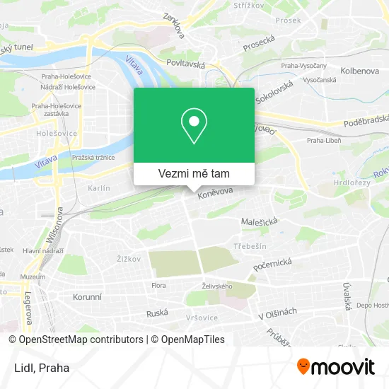 Lidl mapa