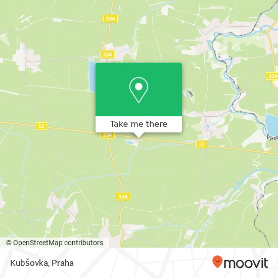 Kubšovka mapa