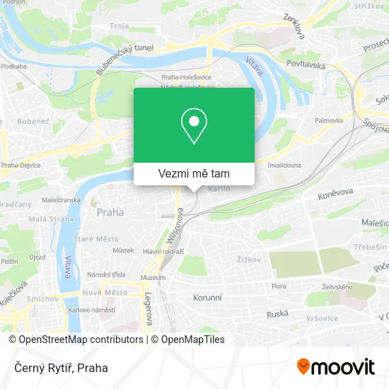 Černý Rytíř mapa