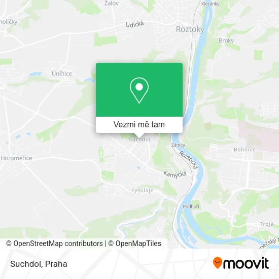 Suchdol mapa