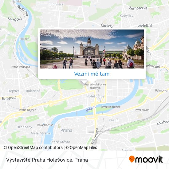 Výstaviště Praha Holešovice mapa