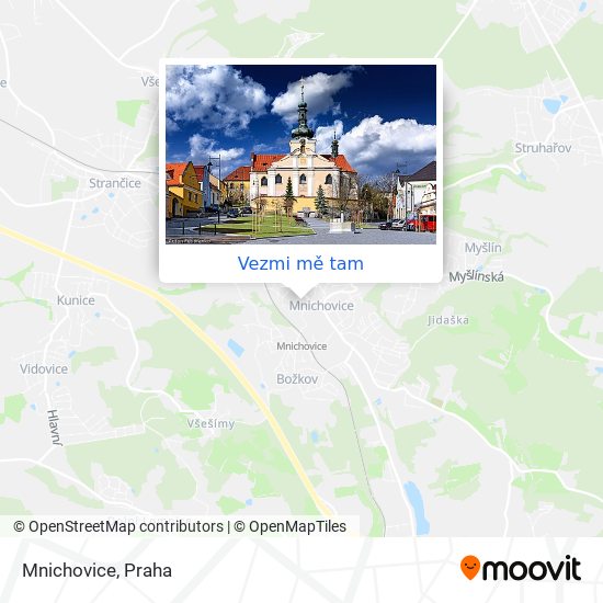 Mnichovice mapa