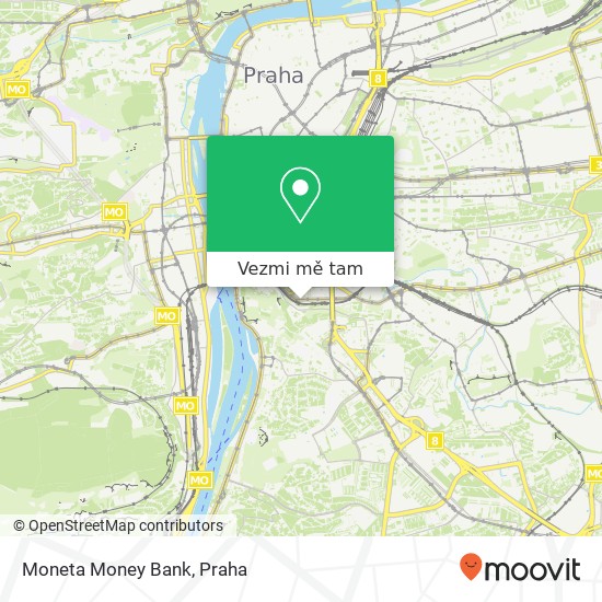 Moneta Money Bank mapa