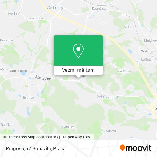 Pragosoja / Bonavita mapa
