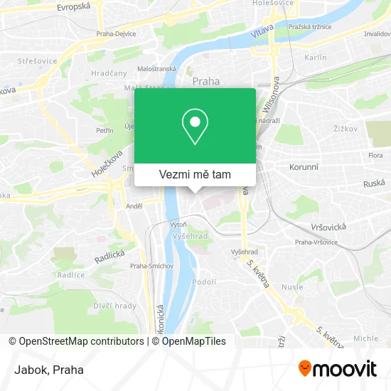 Jabok mapa