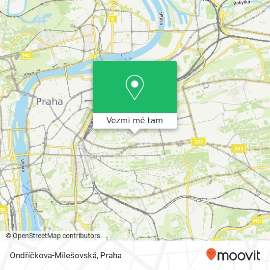 Ondříčkova-Milešovská mapa