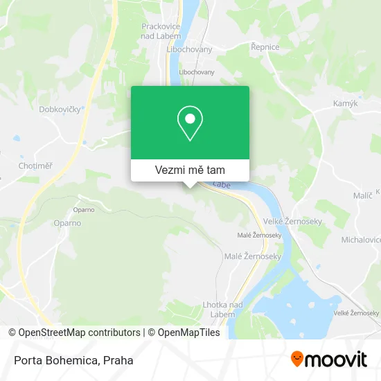 Porta Bohemica mapa