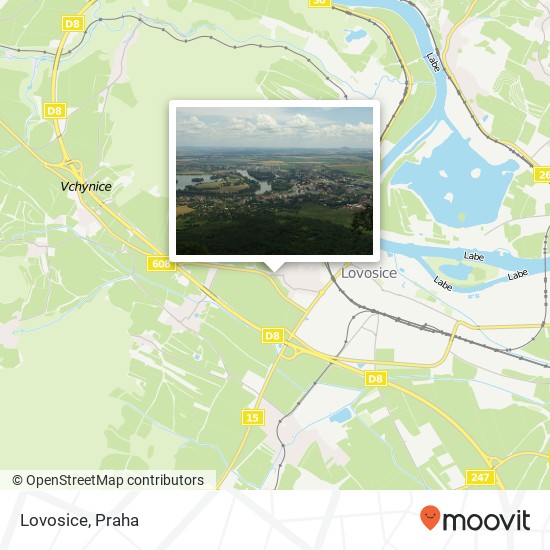 Lovosice mapa