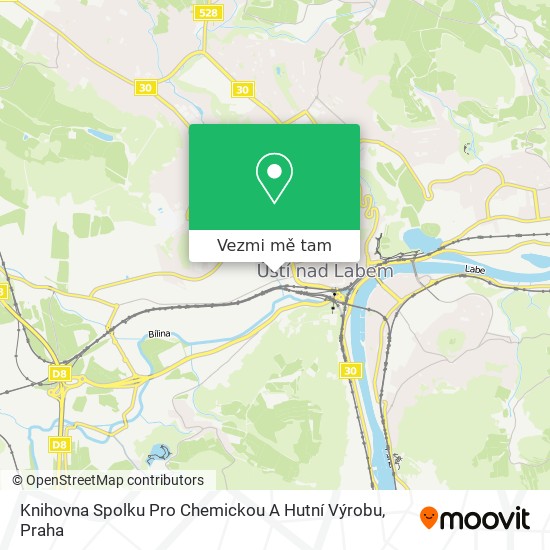 Knihovna Spolku Pro Chemickou A Hutní Výrobu mapa