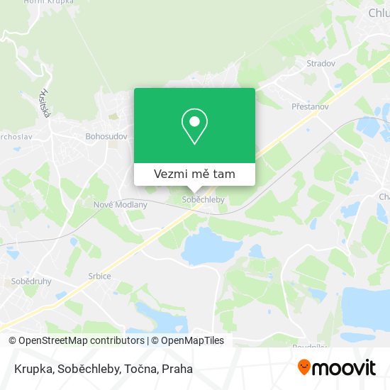 Krupka, Soběchleby, Točna mapa