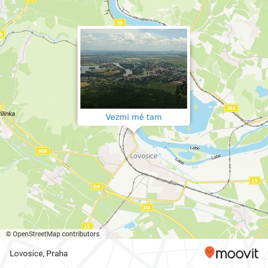 Lovosice mapa