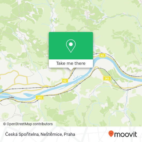 Česká Spořitelna, Neštěmice mapa