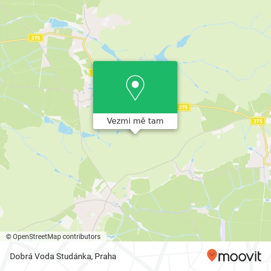 Dobrá Voda Studánka mapa