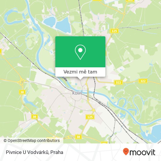 Pivnice U Vodvárků mapa