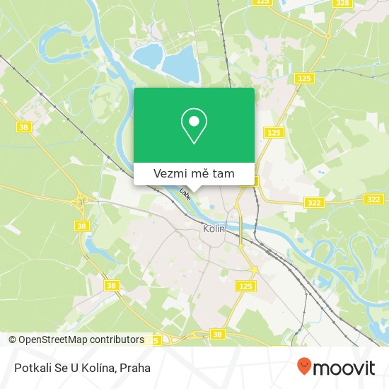 Potkali Se U Kolína mapa