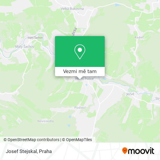 Josef Stejskal mapa