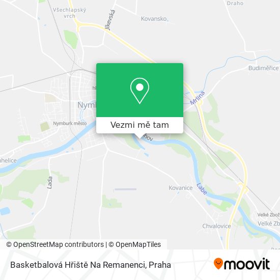 Basketbalová Hřiště Na Remanenci mapa