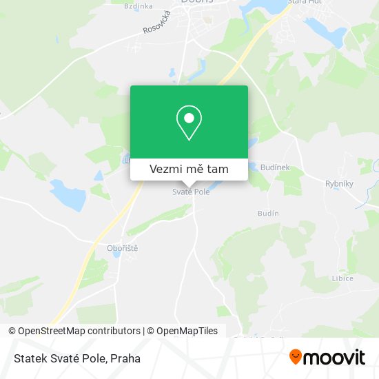 Statek Svaté Pole mapa