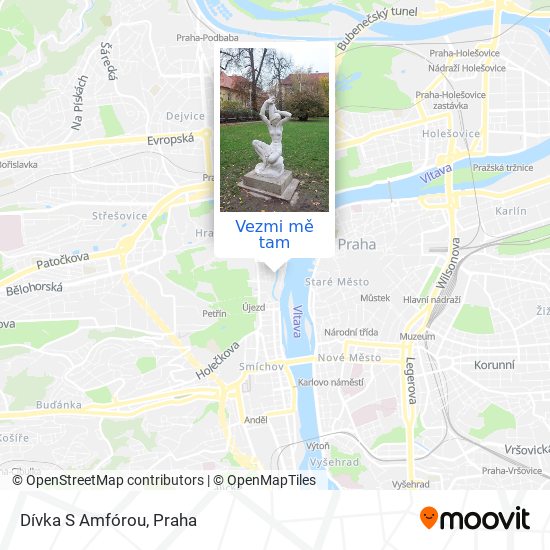 Dívka S Amfórou mapa