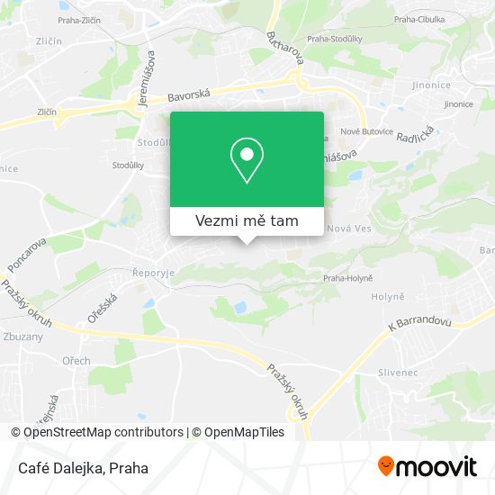 Café Dalejka mapa