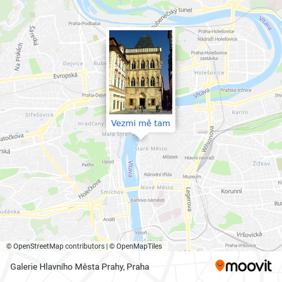 Galerie Hlavního Města Prahy mapa