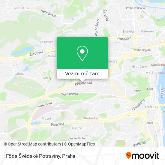Föda Švédské Potraviny mapa