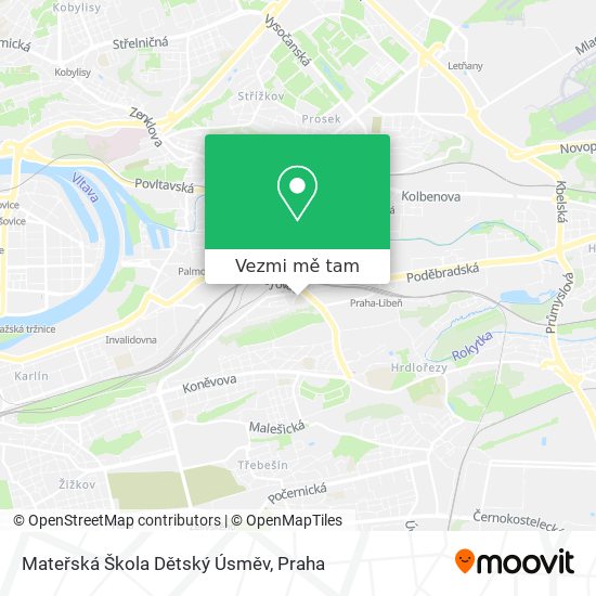 Mateřská Škola Dětský Úsměv mapa