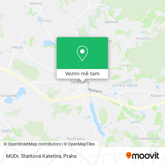 MUDr. Starková Kateřina mapa