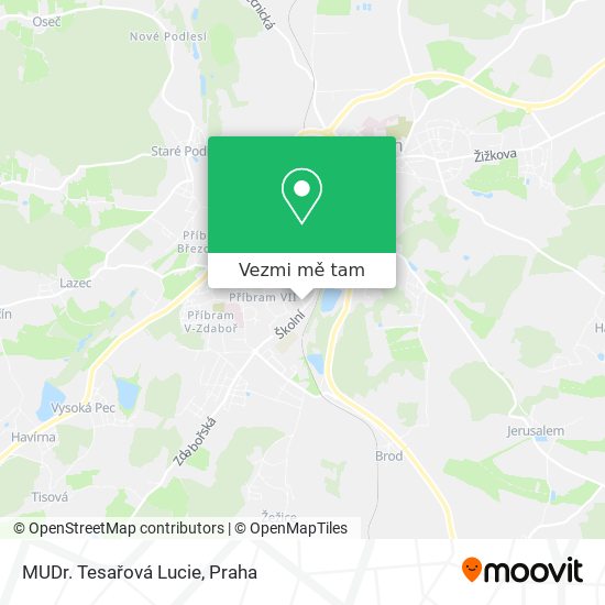 MUDr. Tesařová Lucie mapa