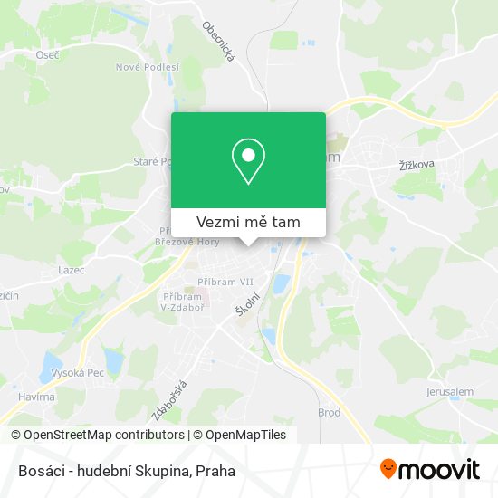 Bosáci - hudební Skupina mapa