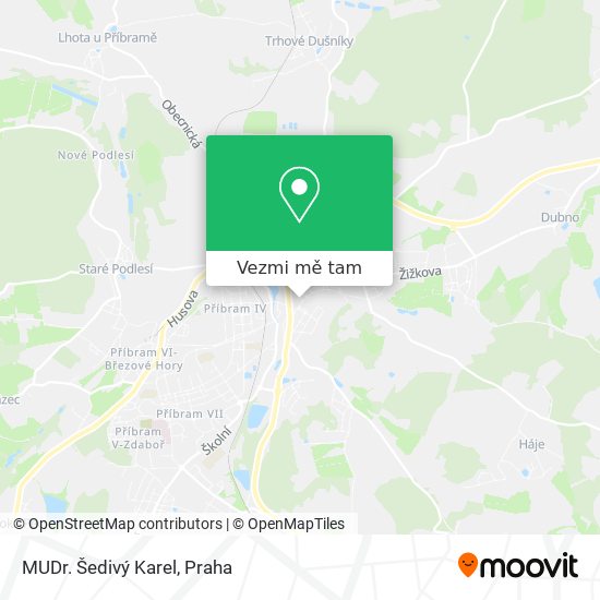 MUDr. Šedivý Karel mapa