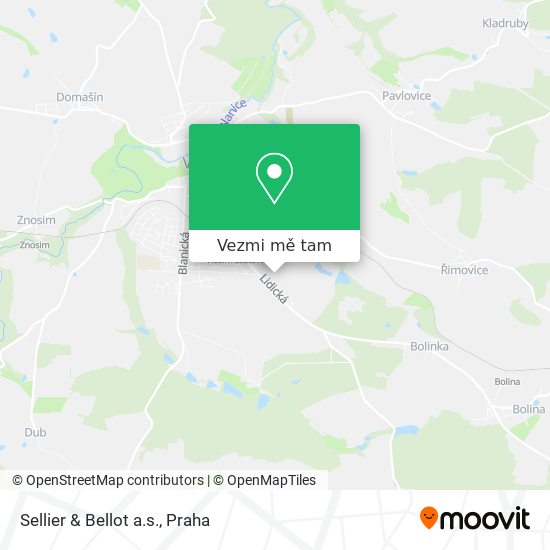 Sellier & Bellot a.s. mapa