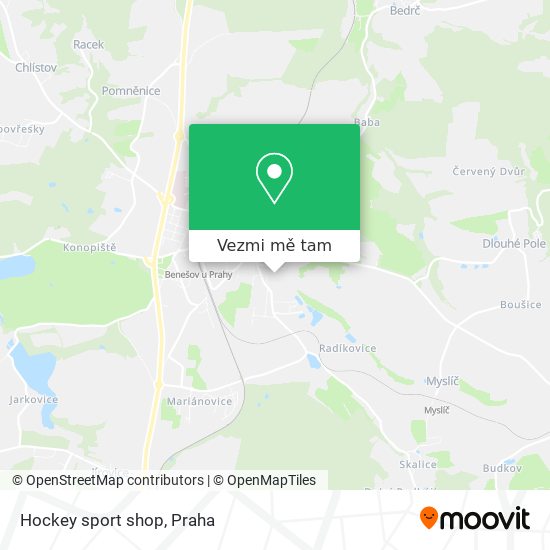 Hockey sport shop mapa