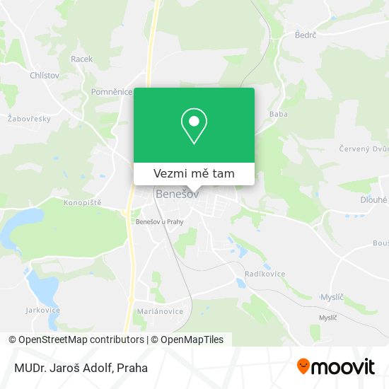 MUDr. Jaroš Adolf mapa