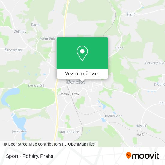 Sport - Poháry mapa