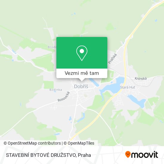 STAVEBNÍ BYTOVÉ DRUŽSTVO mapa