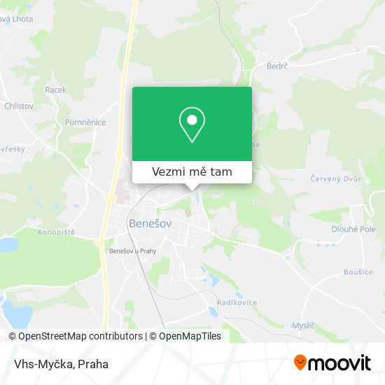 Vhs-Myčka mapa