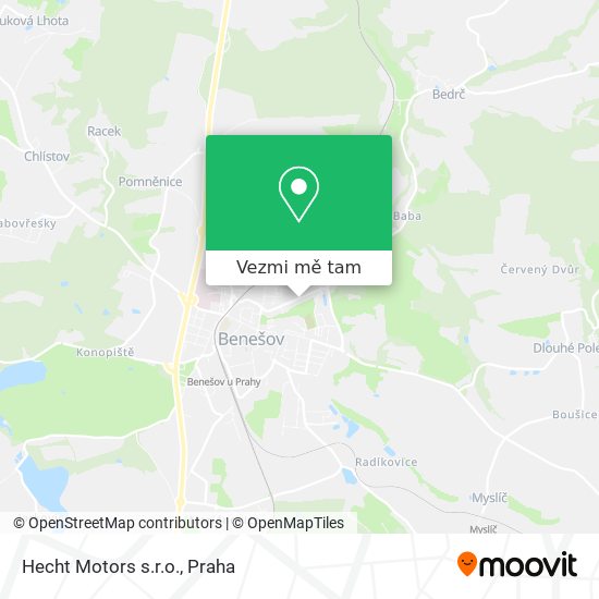 Hecht Motors s.r.o. mapa