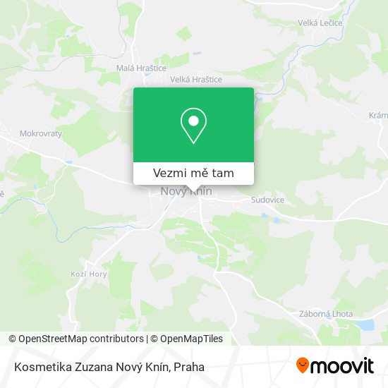 Kosmetika Zuzana Nový Knín mapa