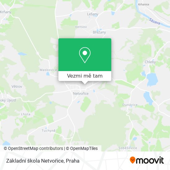 Základní škola Netvořice mapa