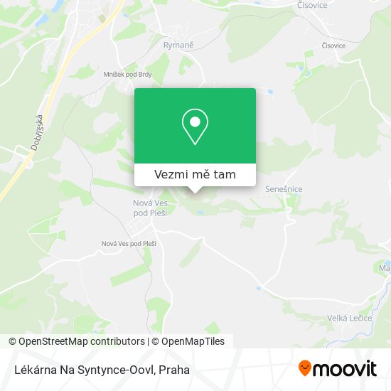 Lékárna Na Syntynce-Oovl mapa