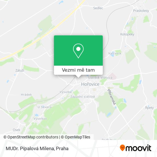 MUDr. Pípalová Milena mapa