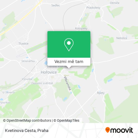 Kvetinova Cesta mapa